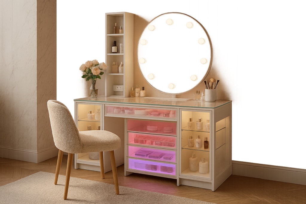 Desk for a Vanity That Elevates Your Routine and Your Space