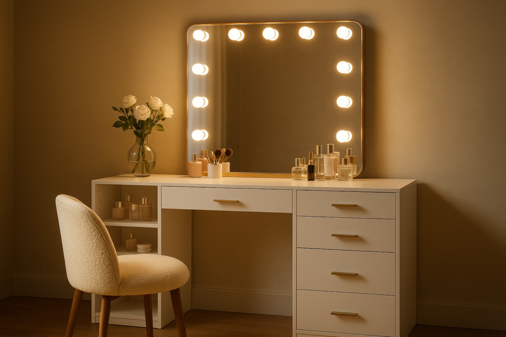 Quimoo Large Vanity Desk: A Modern Ritual of Elegance