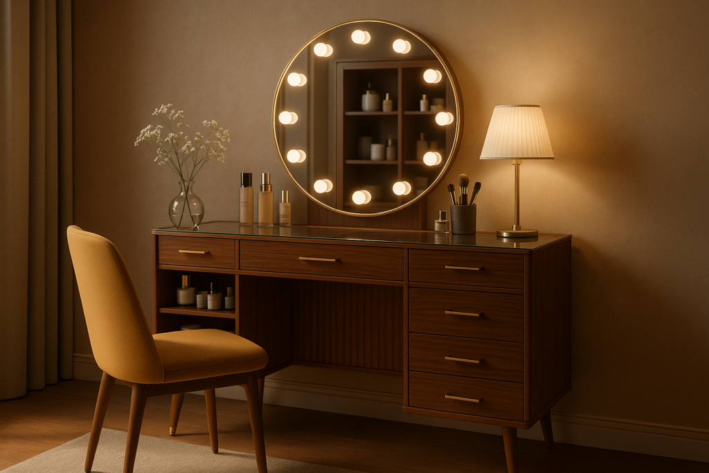 Mid Century Modern Vanity Desk That Transforms Your Daily Rituals