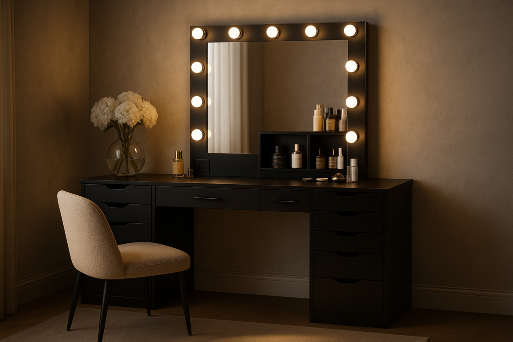 Furmax Vanity Desk Adds Modern Glamour to Your Daily Routine