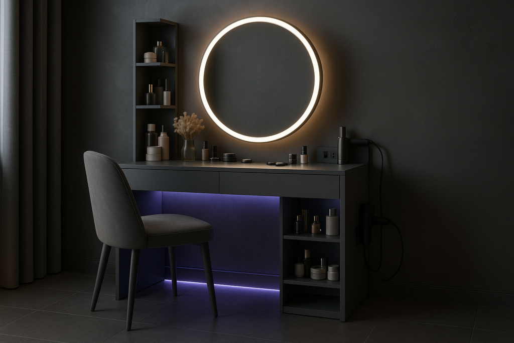 Grey Vanity Desk Ideas to Elevate Your Daily Beauty Rituals