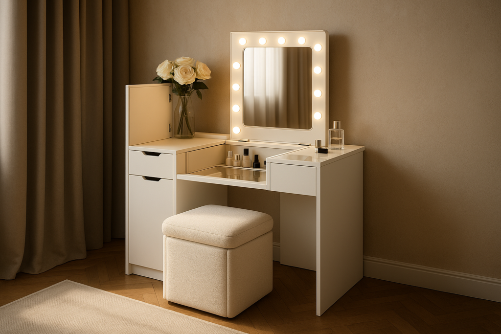 Vanity Desk with Flip Top Mirror: A Chic Upgrade for Modern Bedrooms