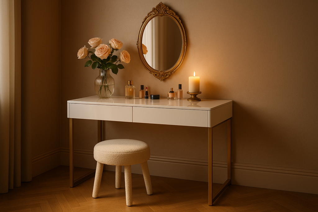 Vanity Desk with No Mirror: A Minimalist Staple with Quiet Luxury