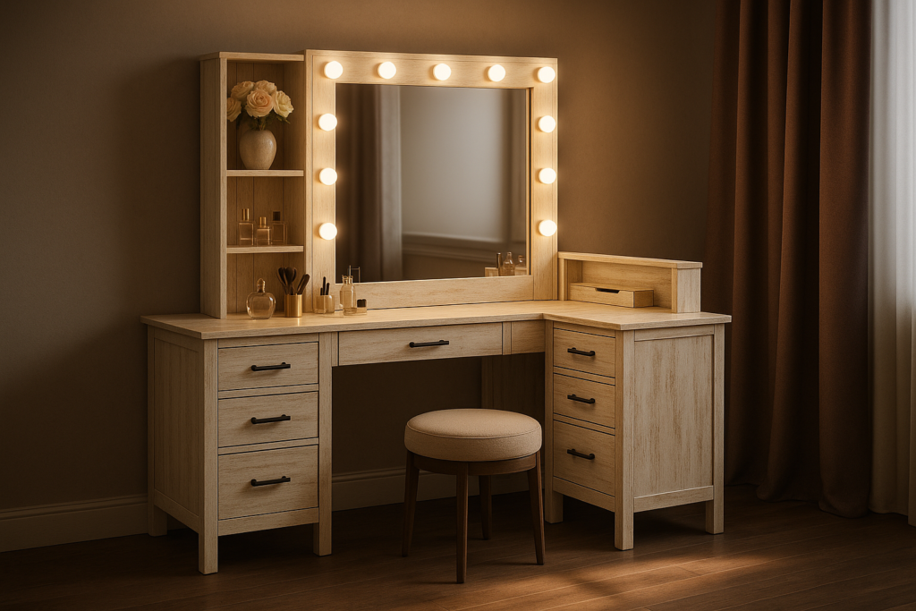 L Shaped Vanity Desk Ideas to Elevate Your Daily Rituals