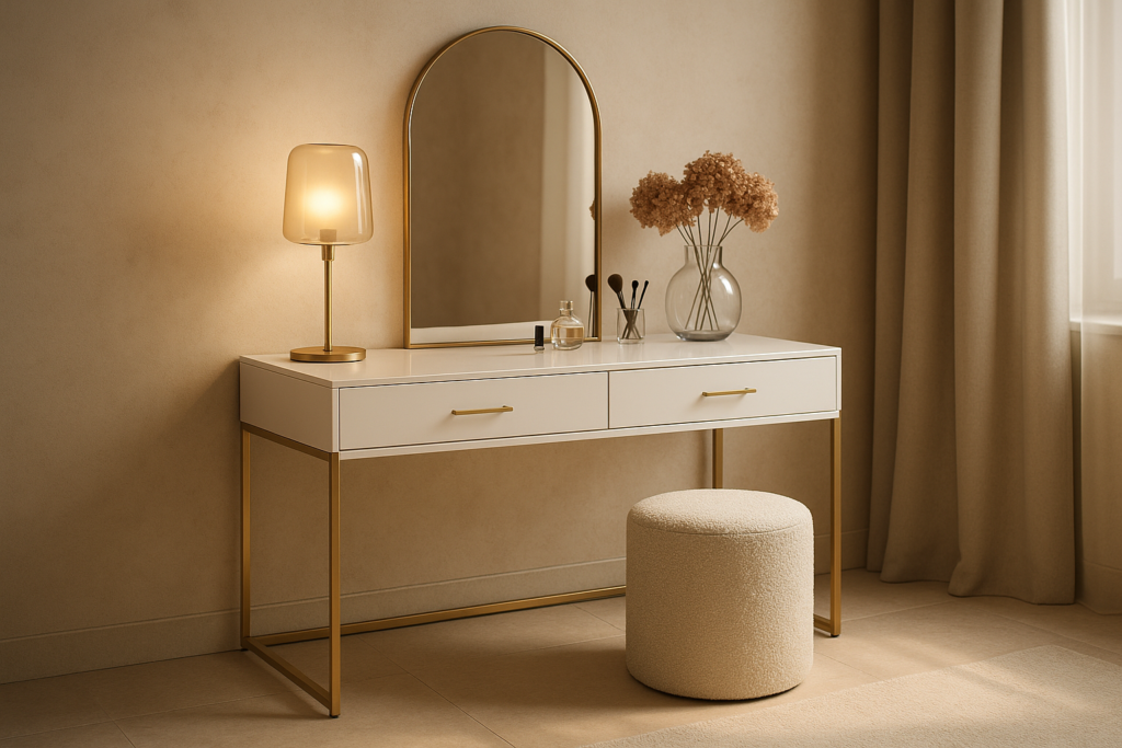 Small Vanity Desk Without Mirror: Modern Style Meets Purpose