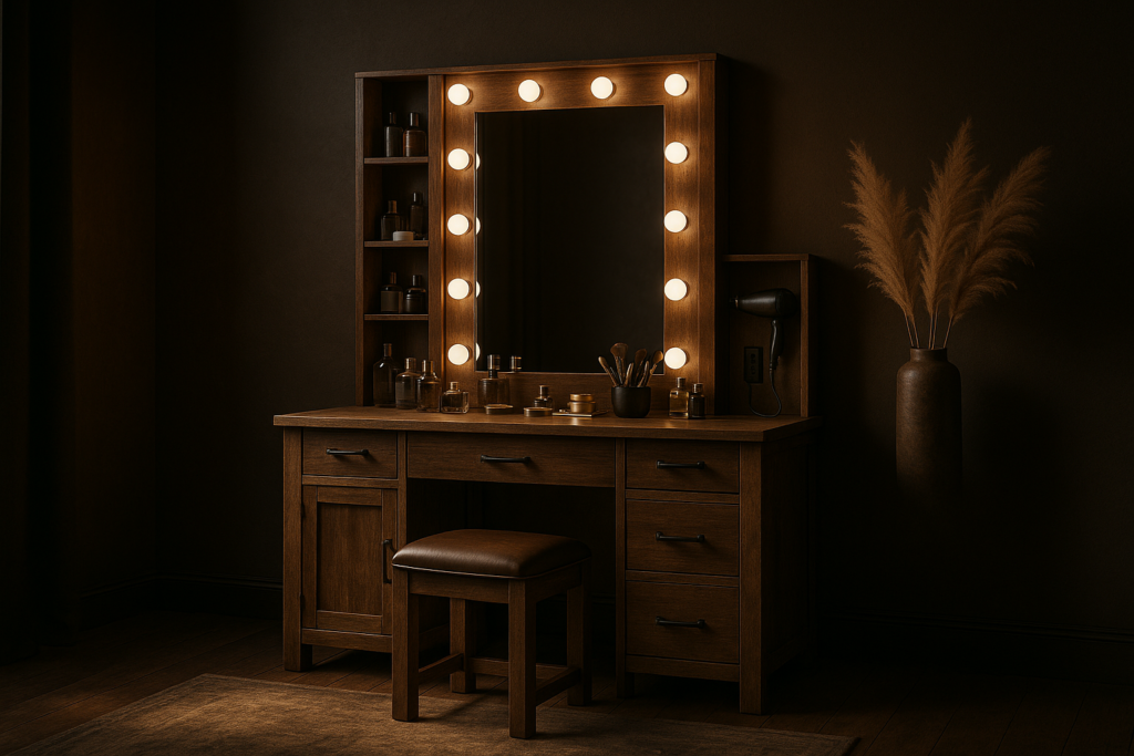 Dark Brown Vanity Desk Ideas to Elevate Your Daily Rituals