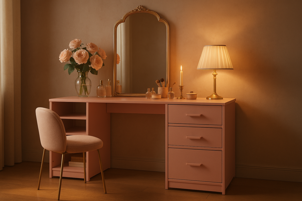 Pink Vanity Desk Ideas That Blend Beauty with Everyday Function