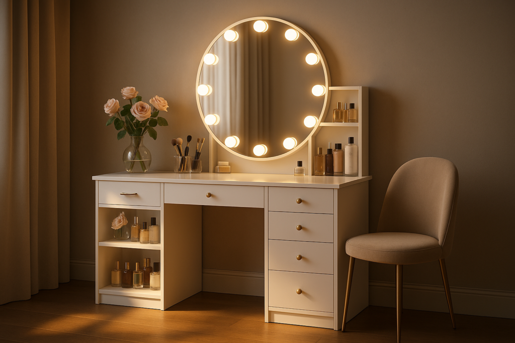 Likimio Vanity Desk: Elevate Your Beauty Ritual with Modern Elegance