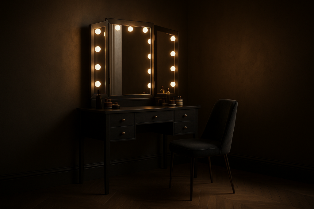 Dark Vanity Desk Ideas to Elevate Your Space with Elegance
