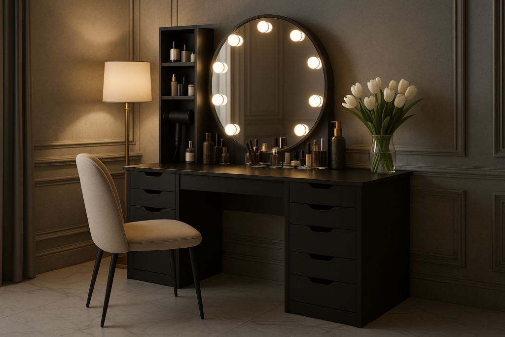 Black Vanity Desk Ideas to Elevate Your Daily Beauty Ritual
