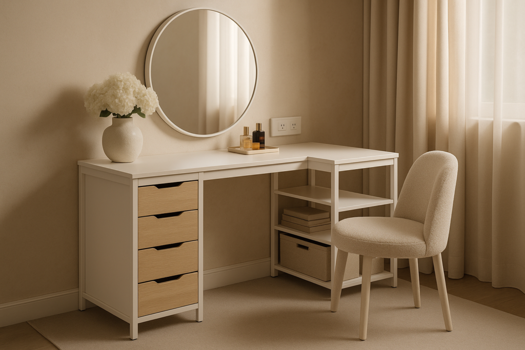 Corner Vanity Desk Ideas That Elevate Small Spaces with Style