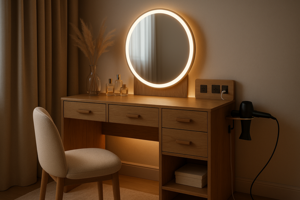 Oak Vanity Desk Ideas to Elevate Your Bedroom Sanctuary