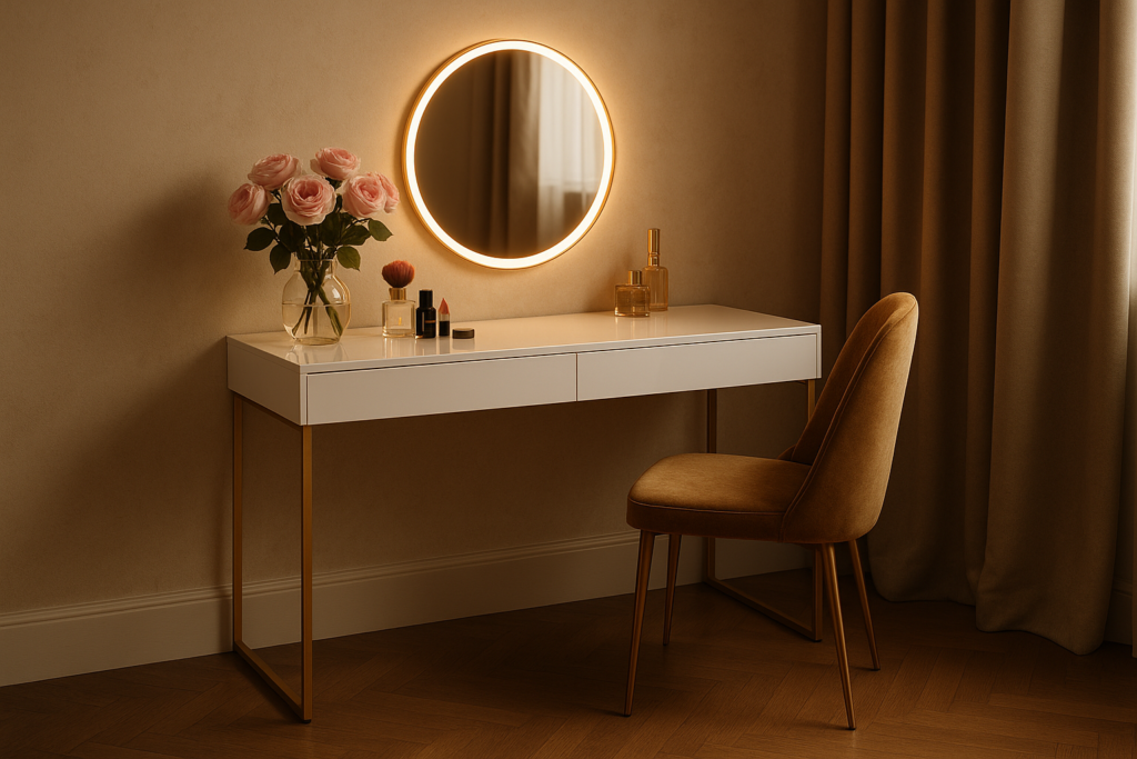 Skinny Vanity Desk Ideas That Elevate Small Space Beauty